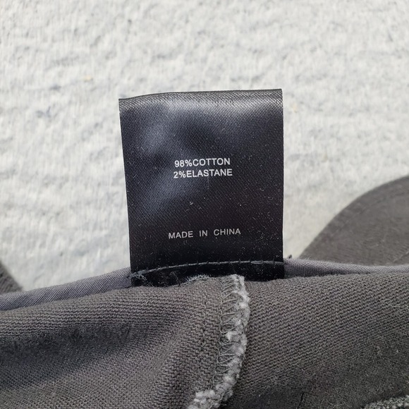 Jarbo Straight Leg Jeans Mens 42 Black Regular Fit Flat Front Stretch Outdoor - Picture 9 of 10